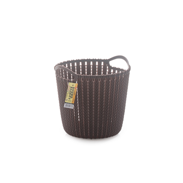 E-1197 Round Basket With Handle