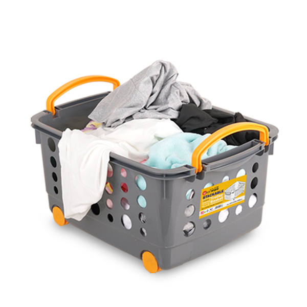 E-166 Stackable Trolley Basket