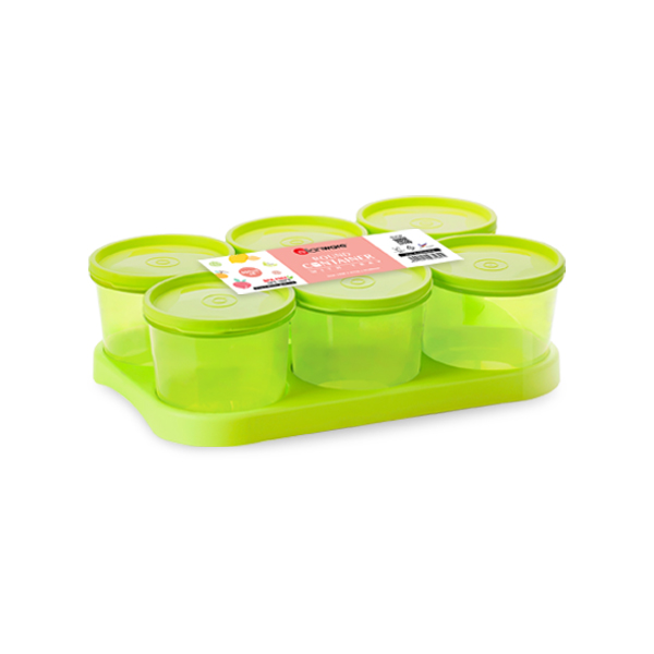 E-1714/412 Round Container With Tray