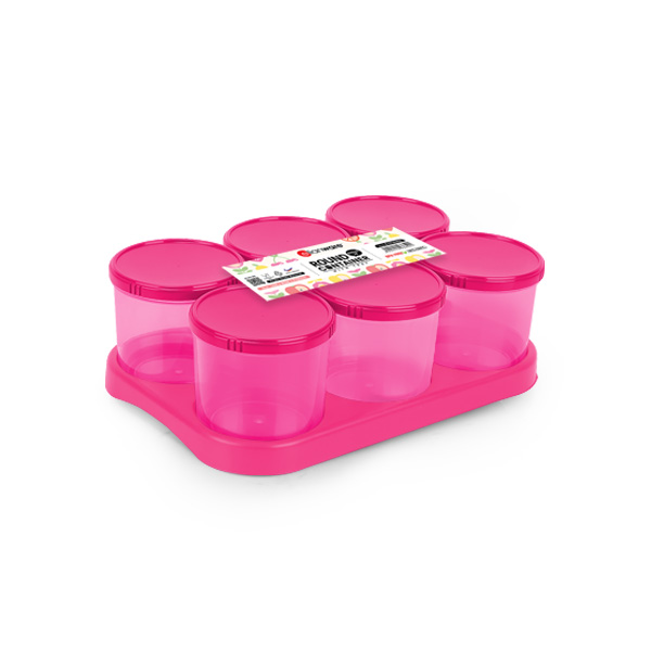 E-1714/470 Round Container With Tray