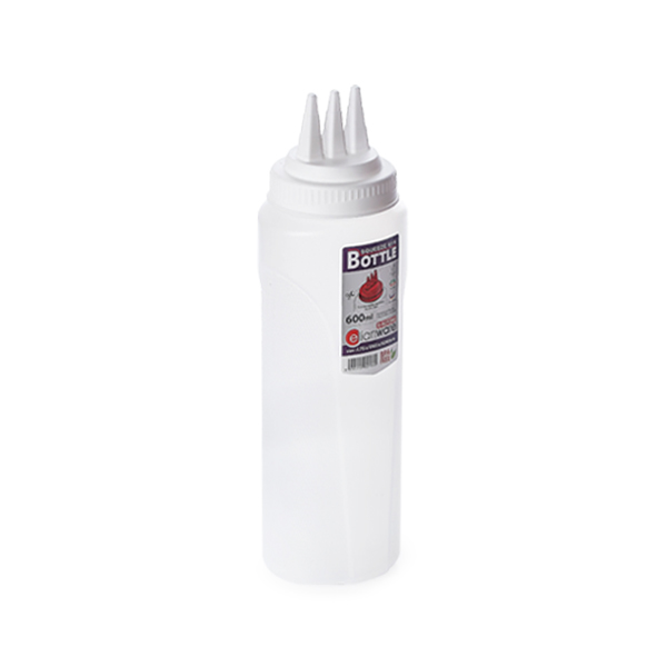 E-927(3H) Squeeze Bottle (3 Head) 600ml